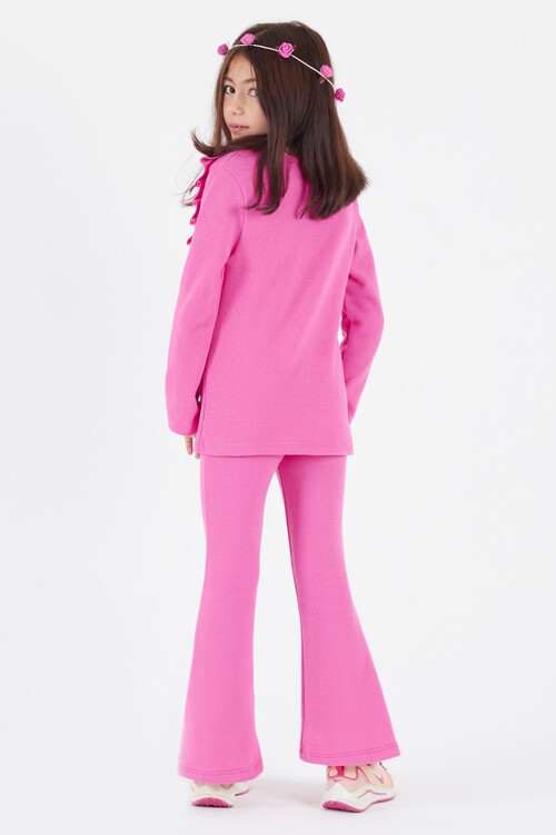 Kız Çocuk İspanyol Paça Fırfırlı Takım 14637