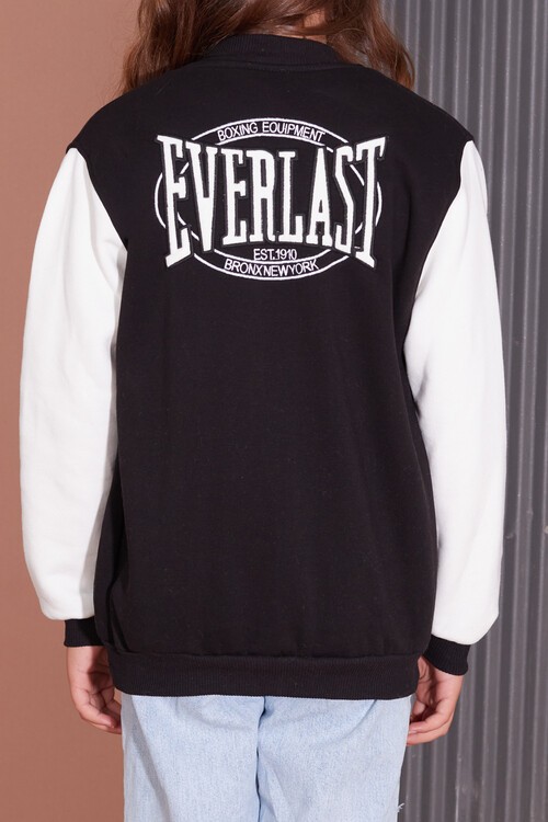 Sırt Logolu Nakışlı Kız Kolej Ceket 14629