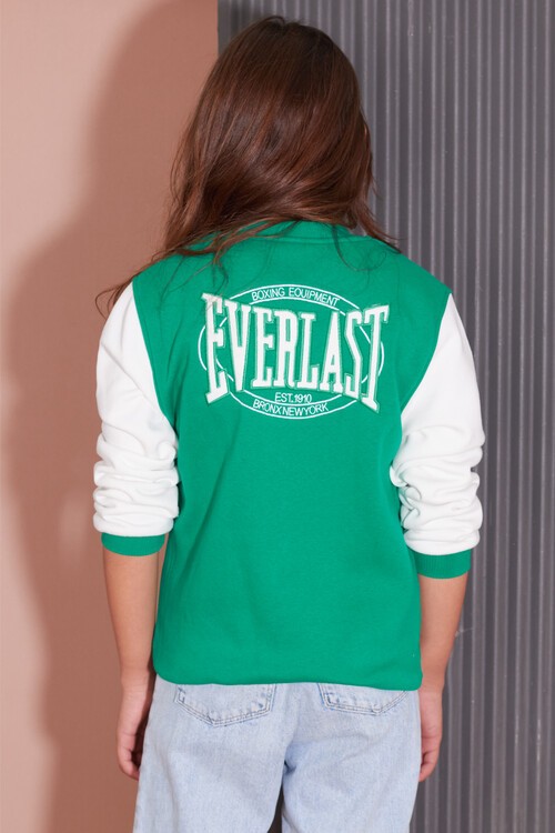 Sırt Logolu Nakışlı Kız Kolej Ceket 14629