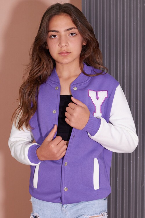 Yale Yazılı Kız Kolej Ceket  14628