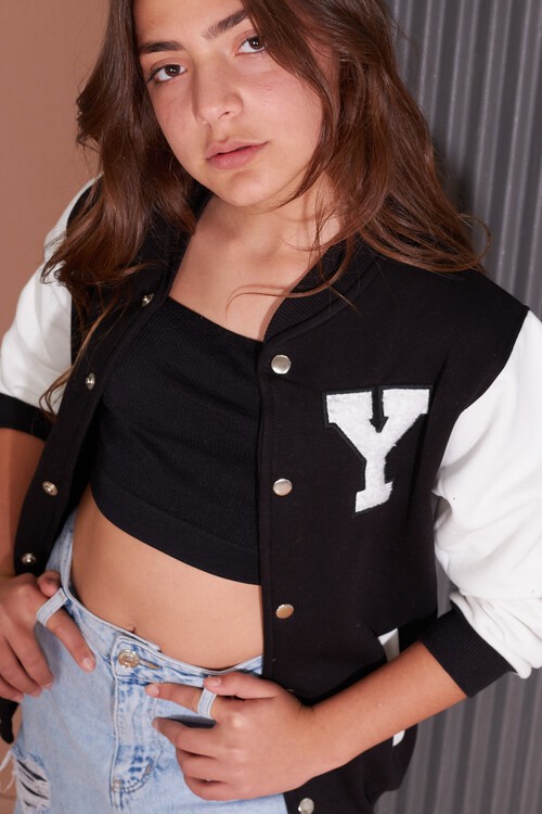 Yale Yazılı Kız Kolej Ceket  14628