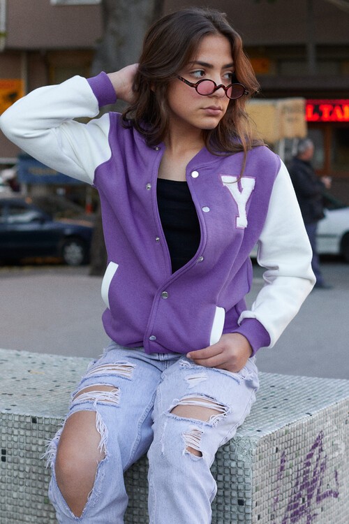 Yale Yazılı Kız Kolej Ceket  14628