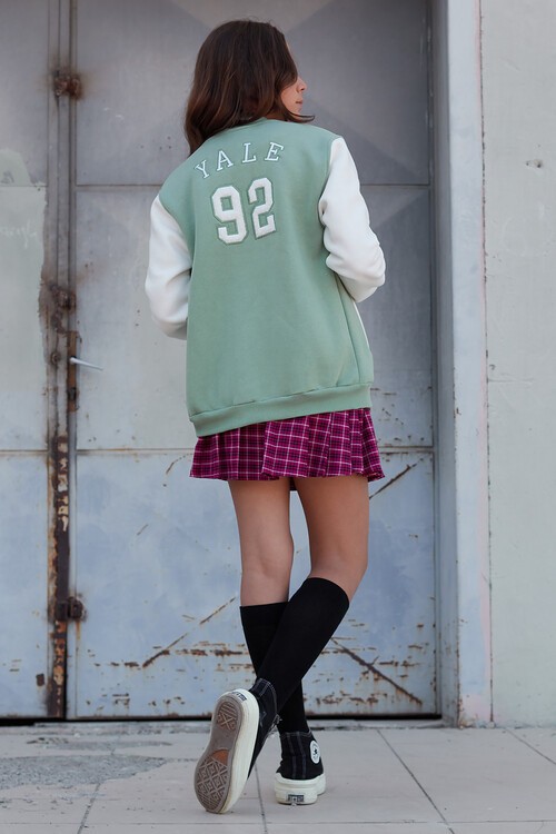 Yale Yazılı Kız Kolej Ceket  14628