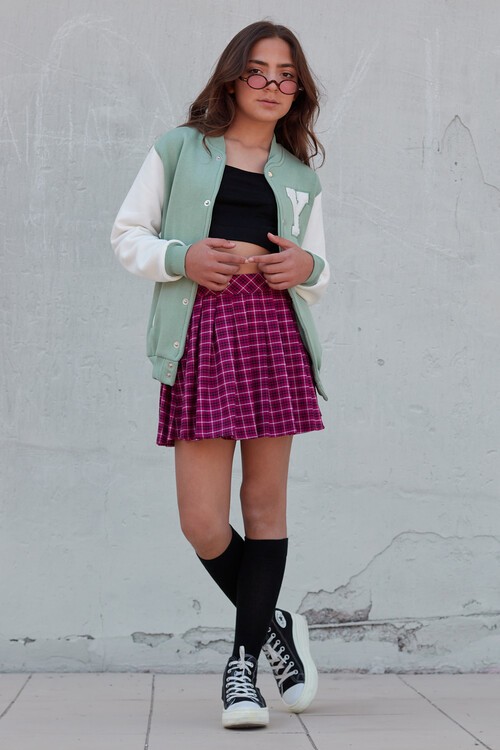 Yale Yazılı Kız Kolej Ceket  14628