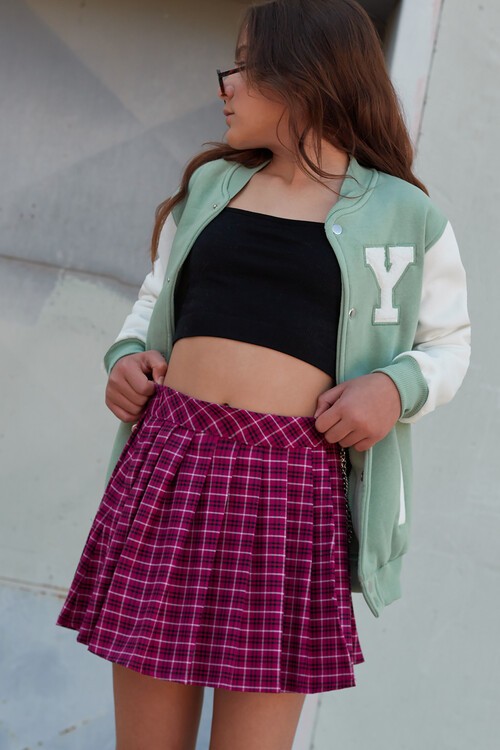 Yale Yazılı Kız Kolej Ceket  14628