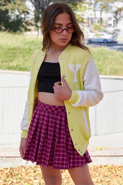 Yale Yazılı Kız Kolej Ceket  14628