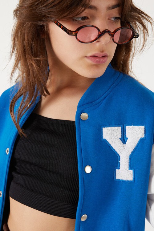 Yale Yazılı Kız Kolej Ceket  14628