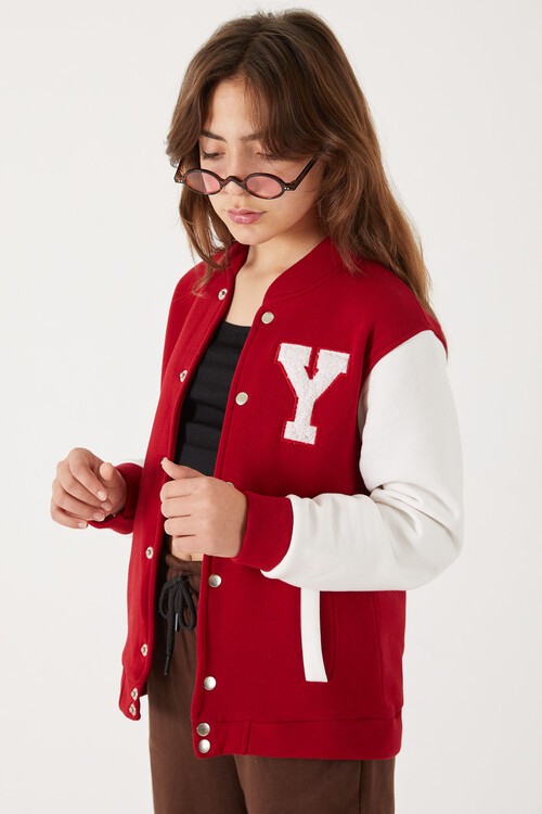 Yale Yazılı Kız Kolej Ceket  14628