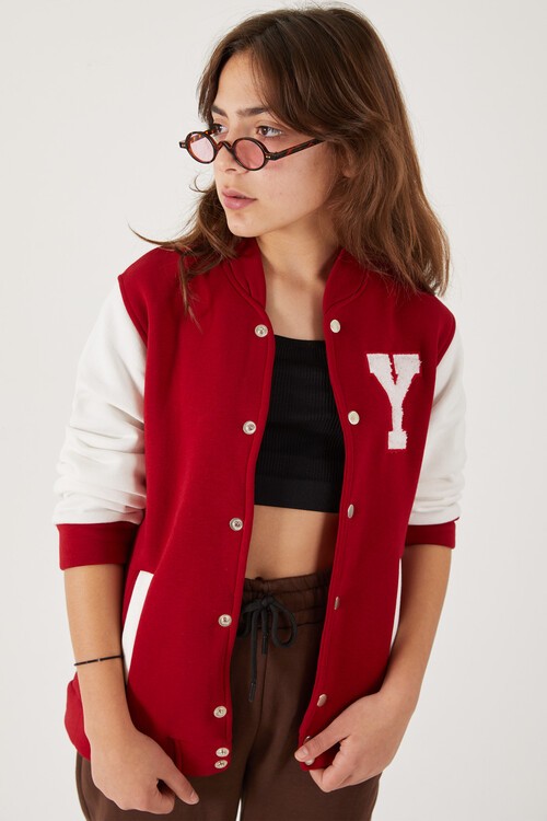 Yale Yazılı Kız Kolej Ceket  14628