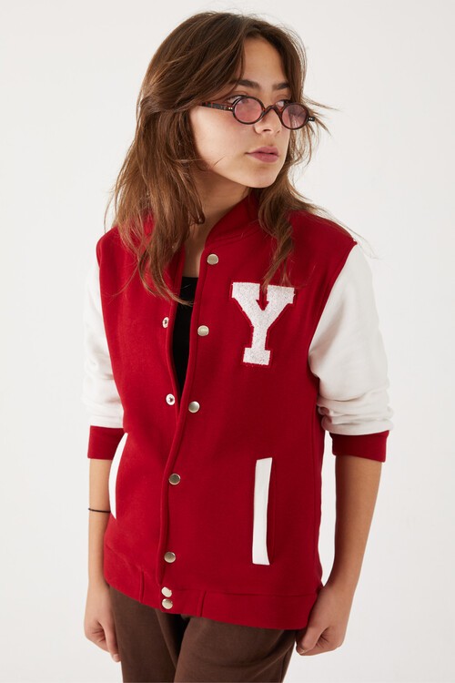 Yale Yazılı Kız Kolej Ceket  14628