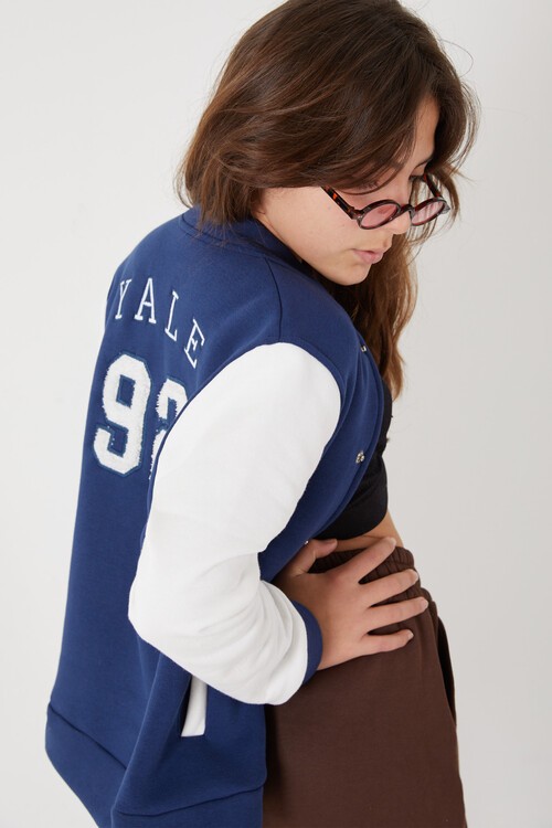 Yale Yazılı Kız Kolej Ceket  14628