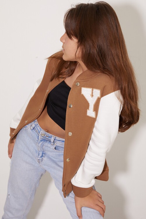 Yale Yazılı Kız Kolej Ceket  14628