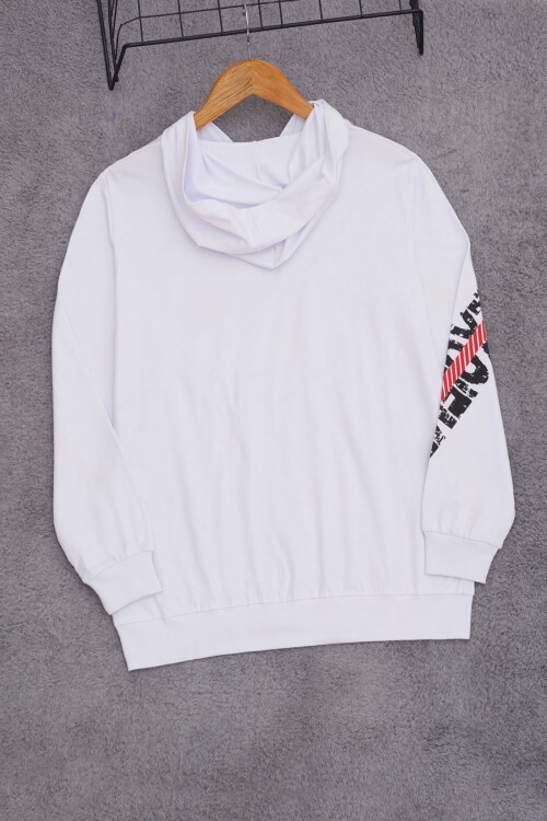 Erkek Çocuk Kapşonlu Cep Detaylı Sweatshirt 9-14 Yaş 14029