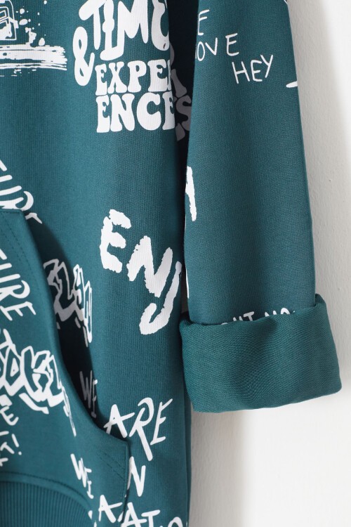 Erkek Çocuk Kapüşonlu Sweatshirt 14011