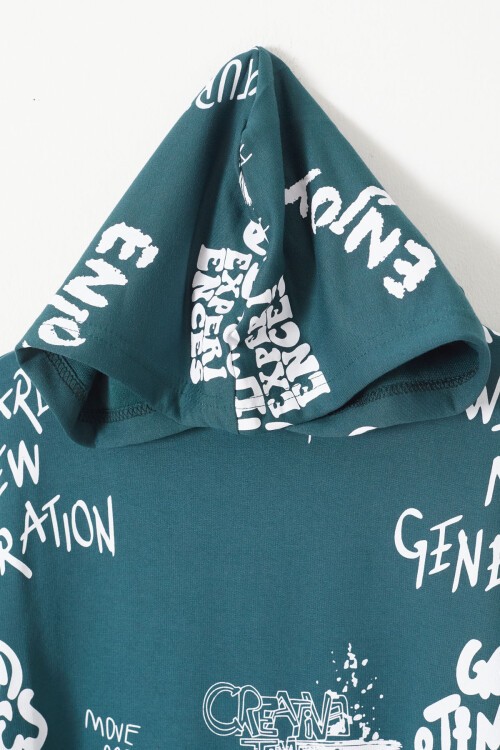 Erkek Çocuk Kapüşonlu Sweatshirt 14011