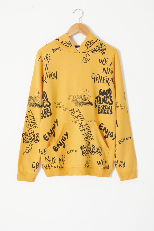 Erkek Çocuk Kapüşonlu Sweatshirt 14011