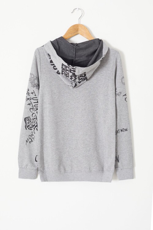 Erkek Çocuk Kapüşonlu Sweatshirt 14011