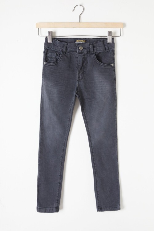 Erkek Çocuk Füme Dar Paça Jean Pantolon 16174