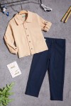 Krem Gömlekli Erkek Çocuk Takım Elbise 15435